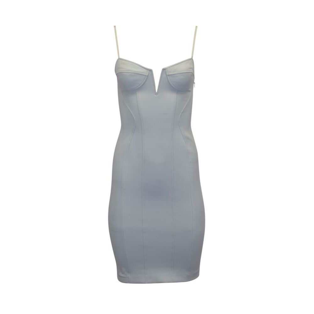 Alexander Wang Corset Bodycon Dress in Mint Polyamide